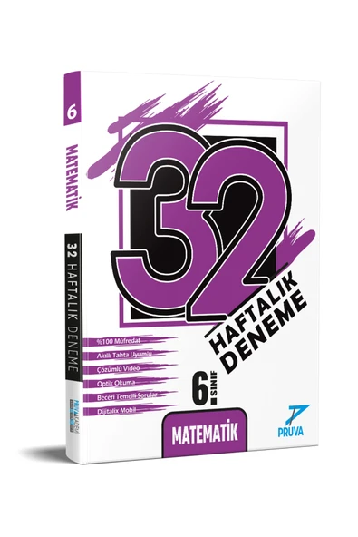 6. Sınıf Matematik 32 Haftalık Deneme ürün görseli 1