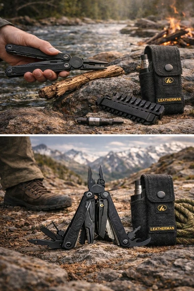 Leatherman Wave Alpha Obsidian Tam Set Full Paket - Resim 3
