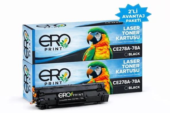 HP 78A /CE278A Muadil Toner - 2'li Avantaj Paket ürün görseli 1