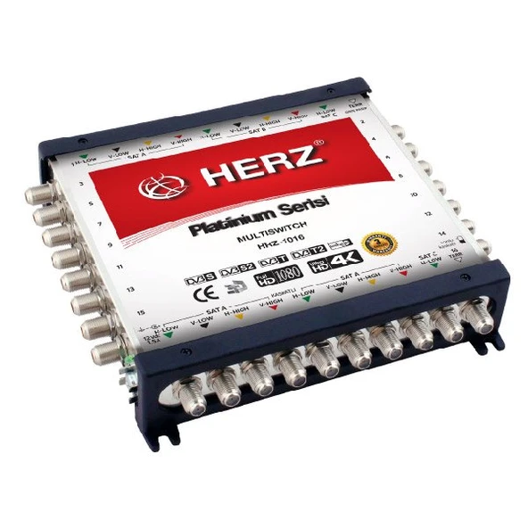 10X16 UYDU SANTRALİ HERZ PLATİNUM MULTISWITCH ürün görseli 1