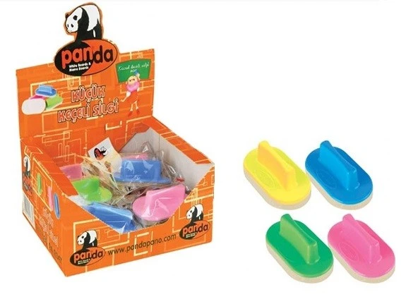 Panda Yazı Tahtası Silgisi Küçük Karışık Renklerde Pan680 (24 Lü Kutu) ürün görseli 1