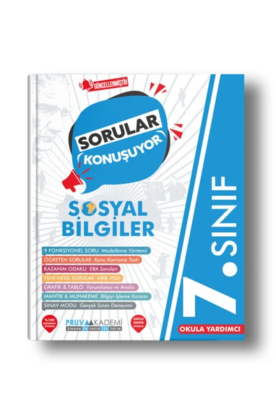 Pruva 7.sınıf Sosyal Bilgiler Sorular Konuşuyor ürün görseli 1