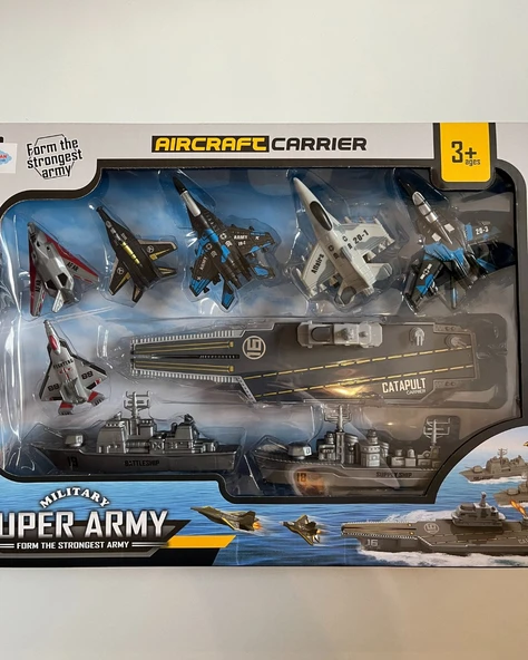 Uçak Gemisi Seti 9 Parçalı Set - Resim 3