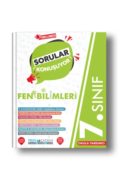 Pruva 7.sınıf Fen Bilimleri Sorular Konuşuyor ürün görseli 1