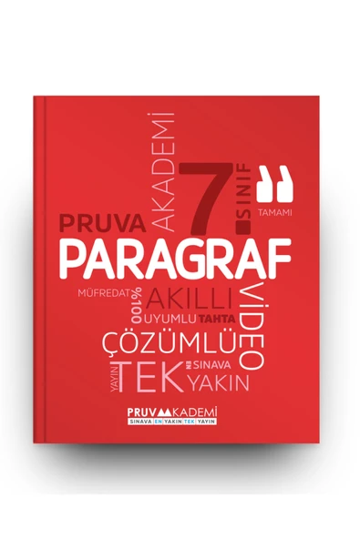 2025-2026 Pruva 7.Sınıf Paragraf Soru Bankası ürün görseli 1