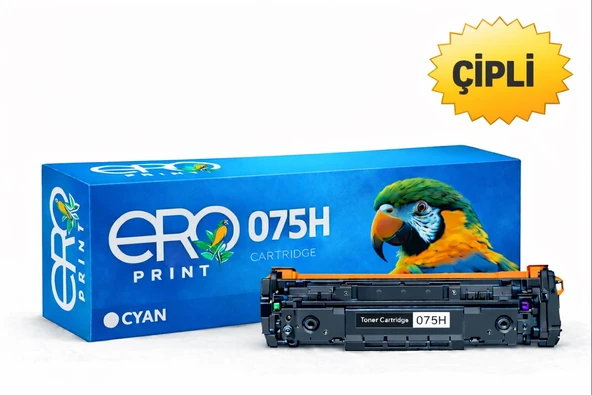 CRG-075H | Canon i-SENSYS LBP-646Cdw Çipli Mavi Muadil Toner ürün görseli 1