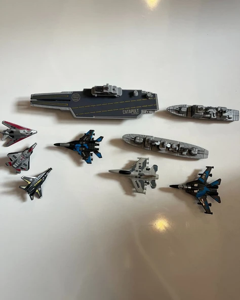 Uçak Gemisi Seti 9 Parçalı Set - Resim 2