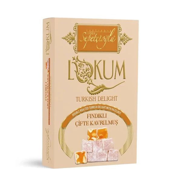 Sepetçioğlu Kastamonu Meşhur Fındıklı Kavrulmuş Lokum 240 G ürün görseli 1