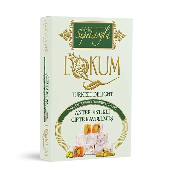 Sepetçioğlu Kastamonu Meşhur Antep Fıstıklı Kavrulmuş Lokum 240 G ürün görseli 1