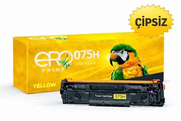 CRG-075H | Canon i-SENSYS LBP-646Cdw Çipsiz Sarı Muadil Toner ürün görseli 1