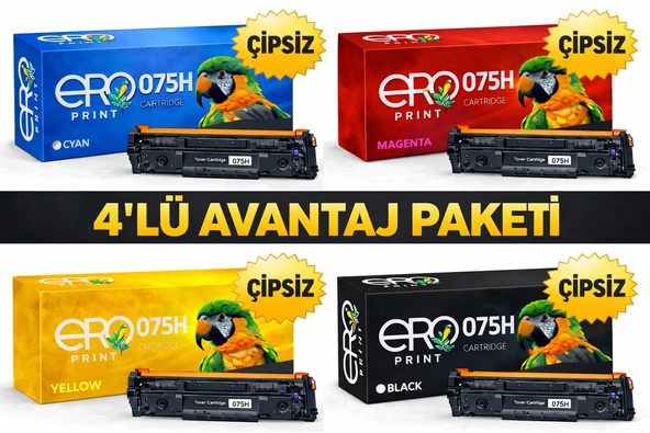 CRG-075H | Canon i-SENSYS MF-663Cdw Muadil Toner - 4 Renk Set Çipsiz ürün görseli 1