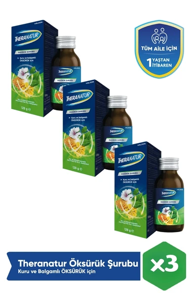 Theranatur Bitkisel Şurup 128 gr x 3 Adet ürün görseli 1