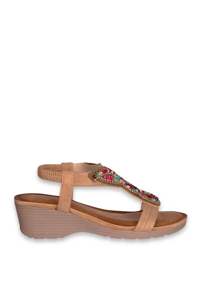 Solly ZK1833-4 Camel Kadın Sandalet ürün görseli 1