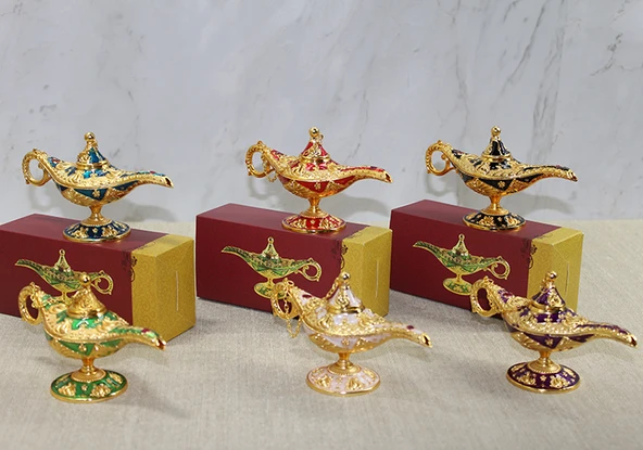Mineli Metal Alaaddin Lambası Model 4 ürün görseli 1