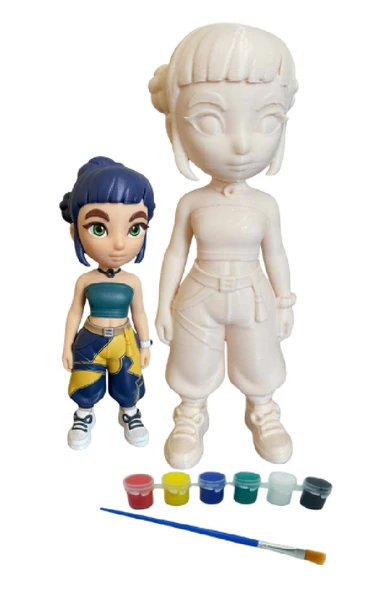Kpop Zoey Figürü 3d Baskı Boyama Seti - Resim 6