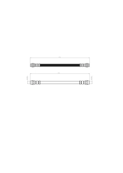 ARKA FREN HORTUMU İÇ  T5 T6  04 280 MM 7H0611775 ürün görseli 1