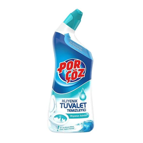 Porçöz Hijyenik Tuvalet Temizleyici Jel Okyanus Esintisi 750 ml ürün görseli 1