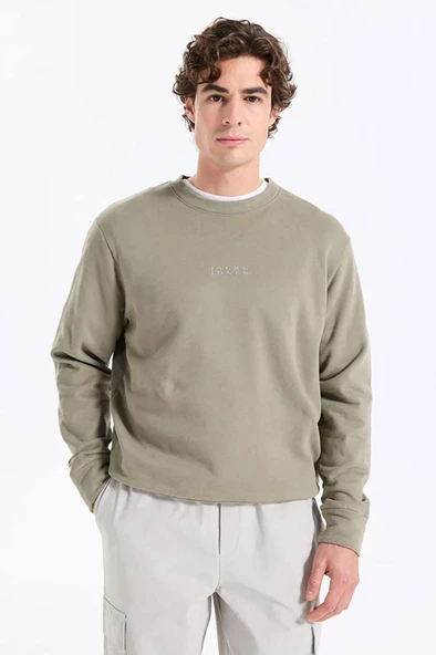 JCOSTANCE SWEAT CREW NECK Vetiver Vetiver S ürün görseli 1