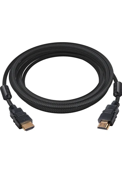 LEBRON Gabble HDMI Kablo Örgülü 3  Metre - Resim 2