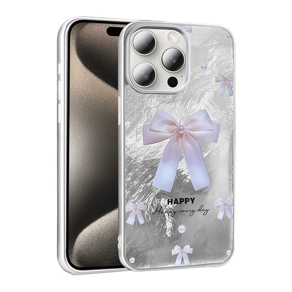 iPhone 14 Pro Max Kılıf Parlak Desenli İnce Tasarım Mep Kapak ürün görseli 1