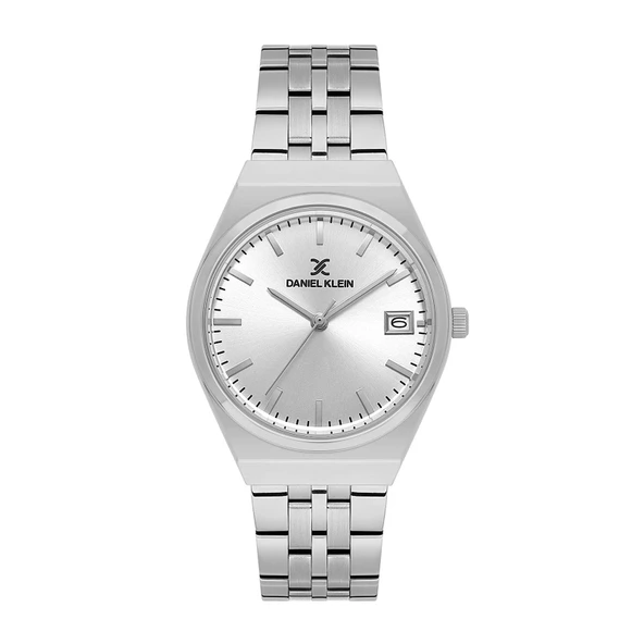 Daniel Klein DKE.1.14052.1 Pure Silver Takvimli Gümüş Çelik Kordonlu Kadın Kol Saati ürün görseli 1