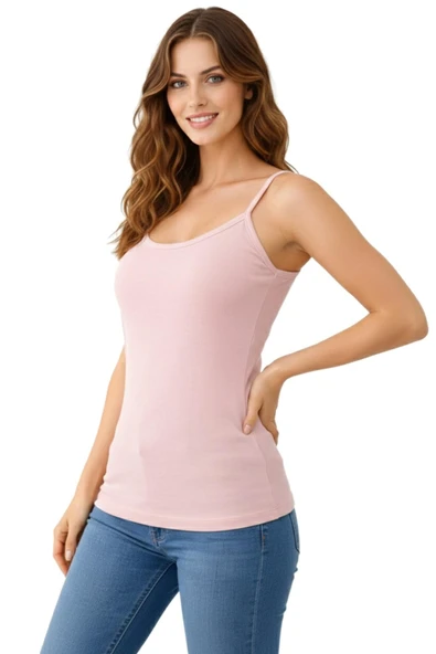 Kadın İp Askılı Renkli Bambu Atlet BGL-ST05188 - Resim 7