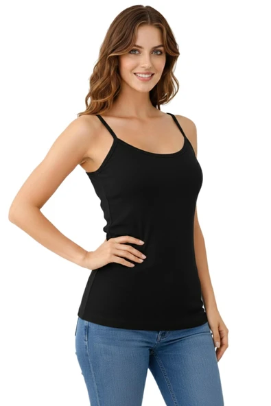 Kadın İp Askılı Renkli Bambu Atlet BGL-ST05188 - Resim 12