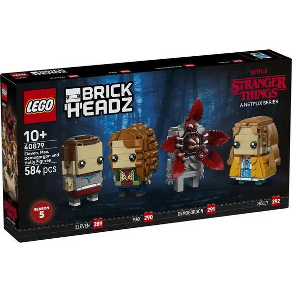 LEGO BrickHeadz 40879 Eleven, Max, Demogorgon and Holly Figures ürün görseli 1