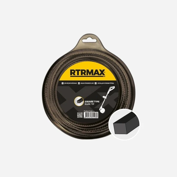 RTY335 Tırpan Misinası Kare Siyah 3.5 mm x 38 Mt ürün görseli 1