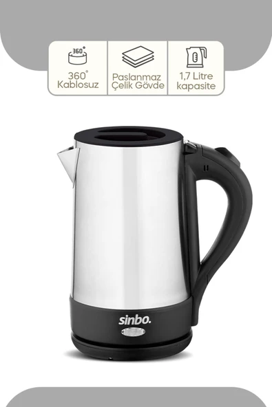 Sinbo SK-8022 Kablosuz Su Isıtıcı ürün görseli 1