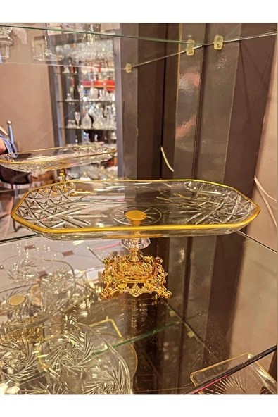 Elta Collection Timeless Baton Metal Ayaklı Gold Sunumluk - Sunumluk Kase Timeless Serisi ürün görseli 1