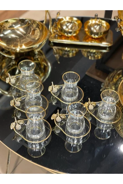 Elta Collection Özel Seri 6'lı Çay Seti , Çay Takımı , Hediyelik , Çeyizlik ürün görseli 1