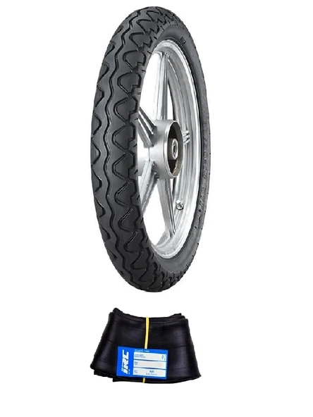 IRC 17 Jant 2.75-17 Tube Type NR-25 Motosiklet Dış Lastiği + 2.75/3.00-17 İç Lastik Seti ürün görseli 1