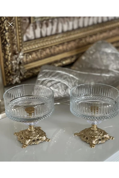 Elta Collection 2 Adet Elysia Metal Ayaklı Kase 530042 510cc ürün görseli 1