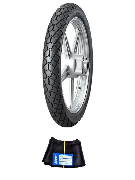 IRC 17 Jant 2.50-17 Tube Type F (Ön) MB-79 Motosiklet Dış Lastiği + 2.25/2.50-17 İç Lastik Seti ürün görseli 1