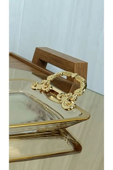 Elta Collection KULPLU  MADLEN SUNUM  SERVİS TABAĞI - Resim 4