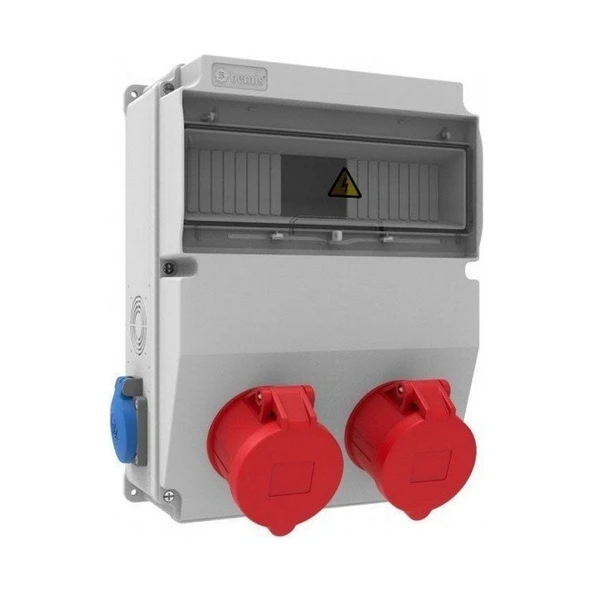Bemis BD6-2234-2020 Ön 2 Ad. 5/32A. 380V. Yan 2 Ad. 1/16A. 220V. ürün görseli 1
