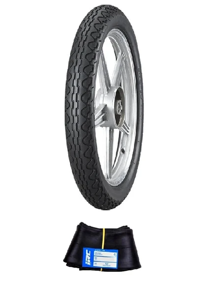 IRC 18 Jant 2.75-18 Tube Type F (Ön) NF-25 Motosiklet Dış Lastiği + 2.75/3.00-18 İç Lastik Seti ürün görseli 1