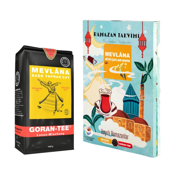 Mevlana 2’li Set 1 Kg Çay  + Ramazan Takvimi  Karışık Bitki Çayı Seti ürün görseli 1