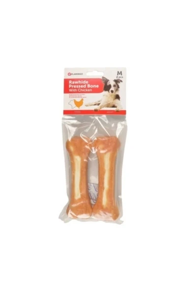 Rhide Tavuk Kaplı Kemik Köpek Ödül Maması 2 Adet 15 Cm 220 Gr ürün görseli 1