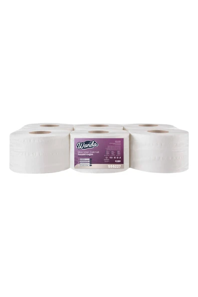 Wanda Soft Maxi Cimri Tuvalet Kağıdı 4 KG 148M Rulo - 6'lı Paket - 2 Katlı, 13,5cm Yaprak Eni ürün görseli 1