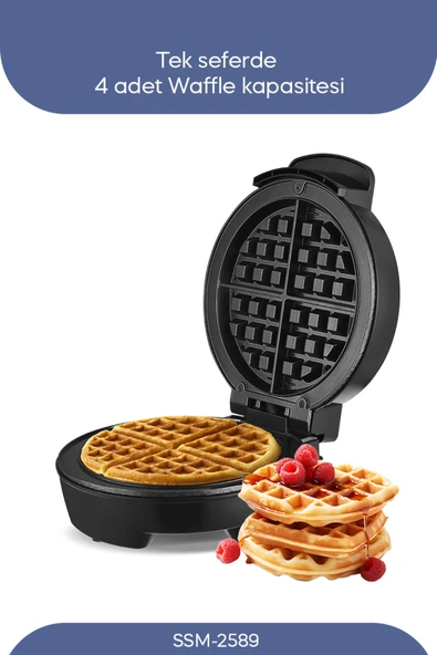 Sinbo Waffle Makinesi SSM-2589 - Resim 3