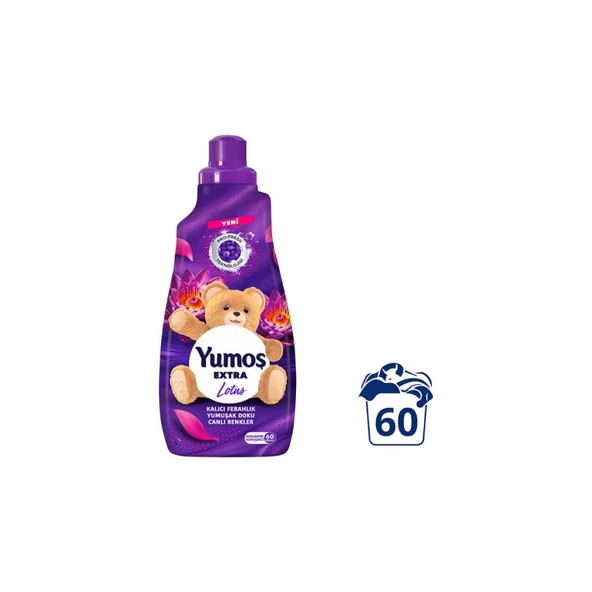 Yumoş Extra Çamaşır Yumuşatıcı Lotus ml 1440 ml 60 Yıkama ürün görseli 1