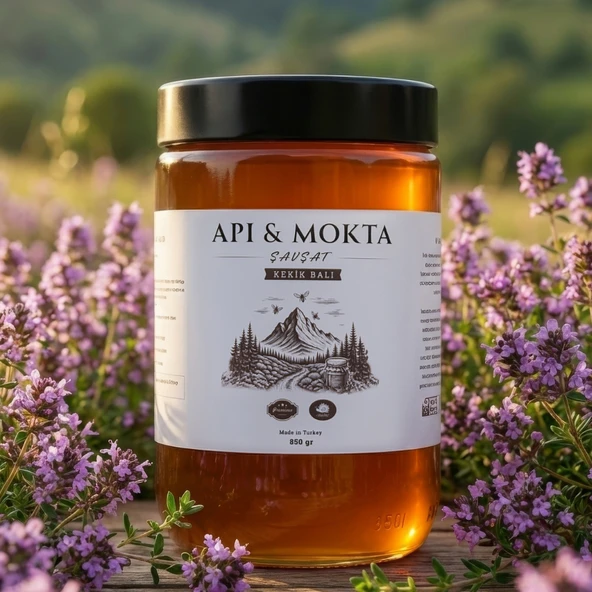 Apimokta Doğal Katkısız Kekik Balı 850 Gr / Artvin Şavşat Kekik Balı ürün görseli 1
