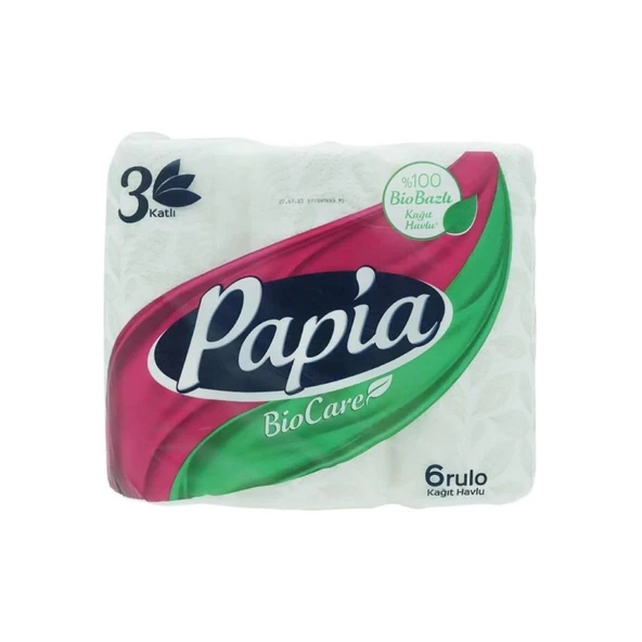 Papia Biocare Kağıt Havlu 6'lı ürün görseli 1