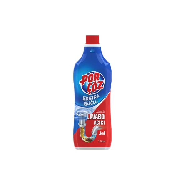 Porçöz Lavabo Açıcı Jel 1 LT ürün görseli 1