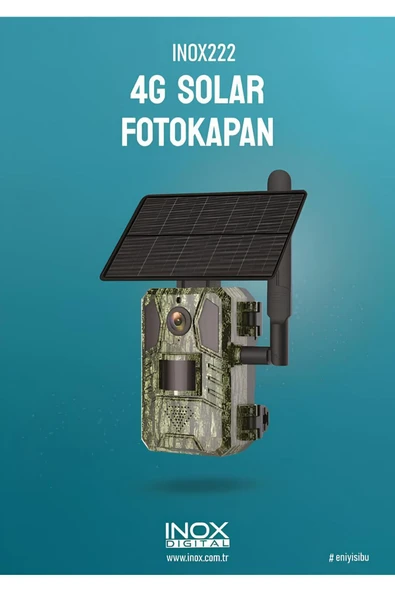 INOX-222 4G SOLAR FOTOKAPAN ürün görseli 1