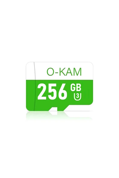 O-KAM 256GB Yüksek Hızlı Micro SD Hafıza Kartı Class 10 U3 ürün görseli 1