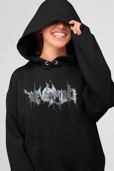 Oversize Baskılı Unisex Hoodie Sweatshirt ürün görseli 1