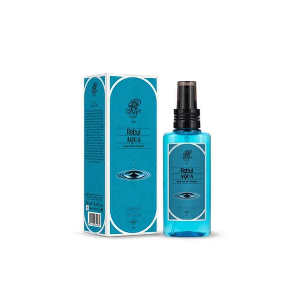 Rebul Aqua EDC Kolonya 125 ml Pet Şişe ürün görseli 1